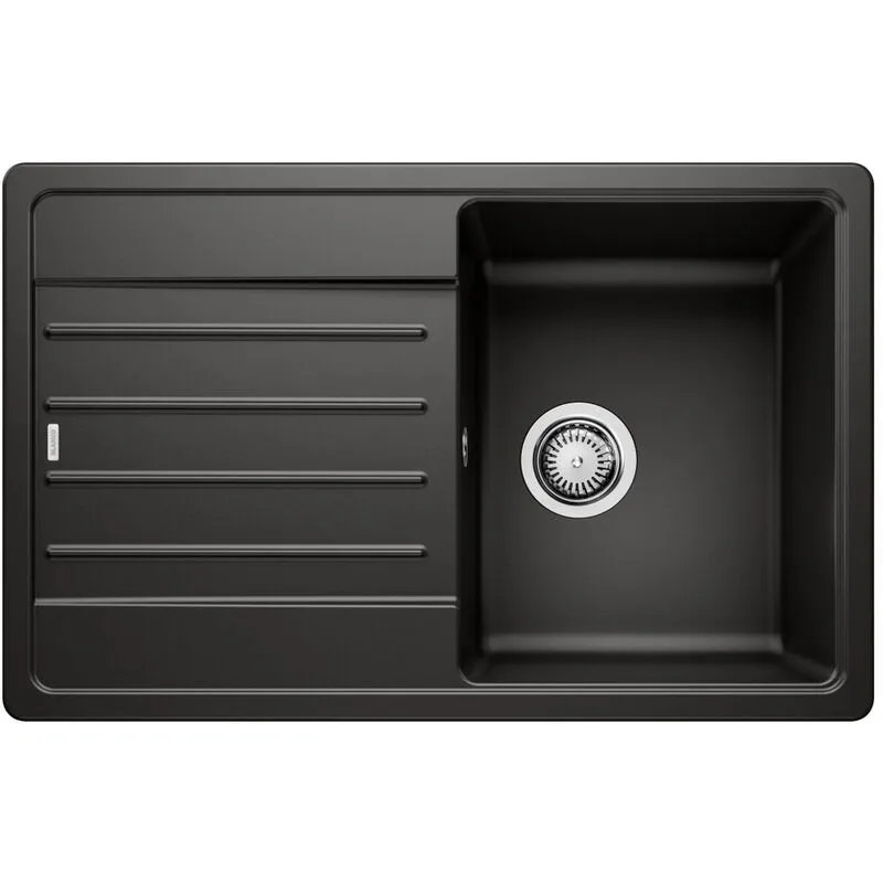 Lavello incasso 78 cm silgranit nero - 526083 