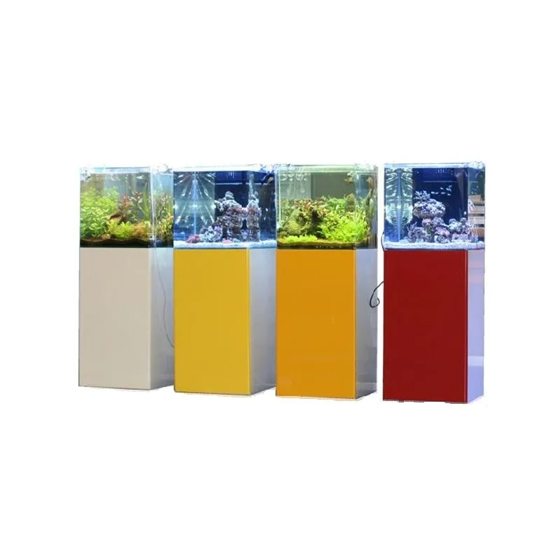 Set Open Reef 45x45x45 Colore Nero - kit acquario con supporto e sump - Blau Aquaristic