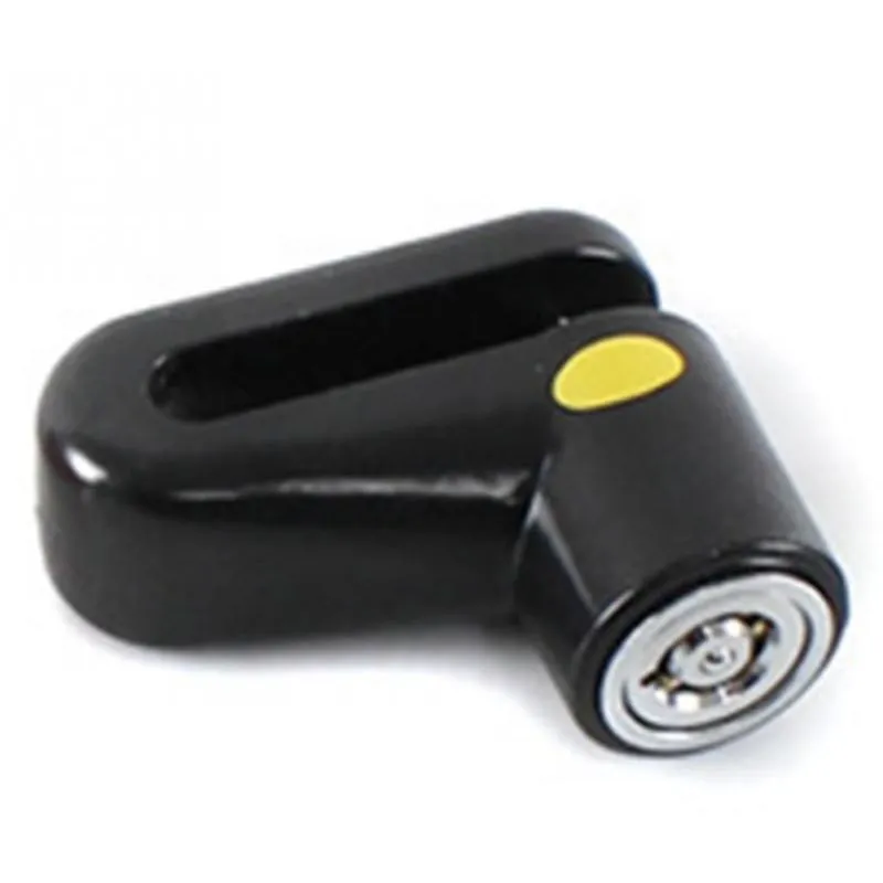 Stickerslab - Blocco per freno a disco ruota bici/moto antifurto in acciaio Colore - Nero Dark(scuro)