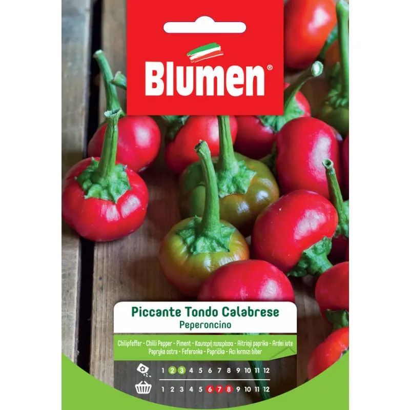 Semi di peperoncino piccante tondo calabrese. - Blumen