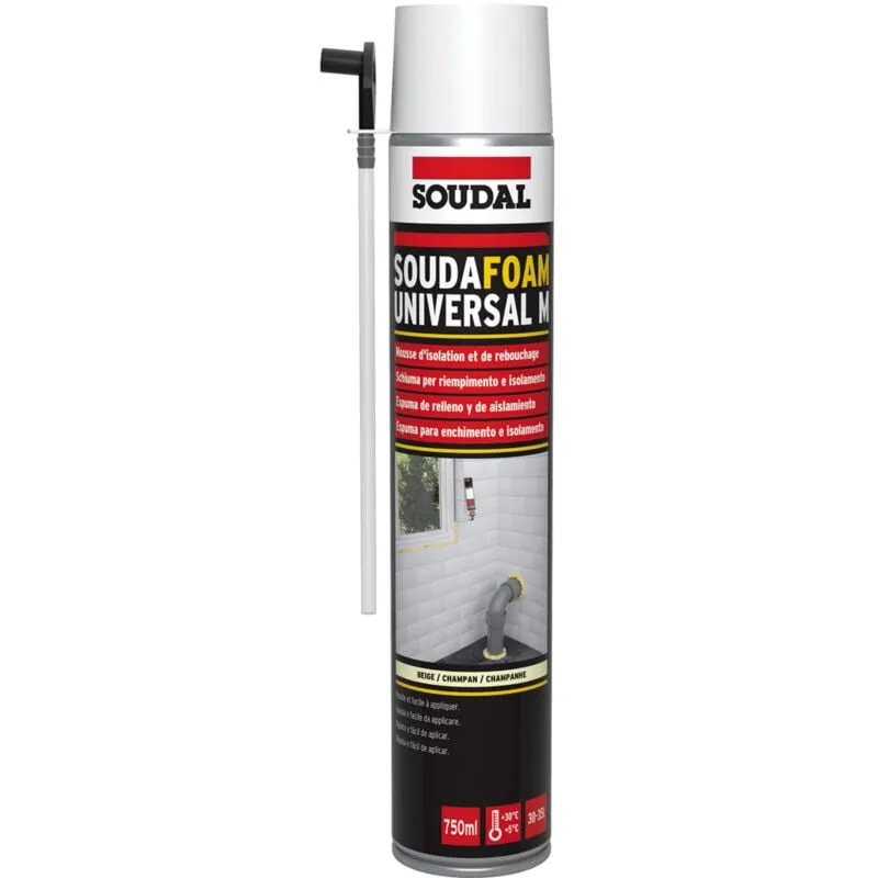 Bombola di schiuma espansa poliuretanica 500 ml Soudal