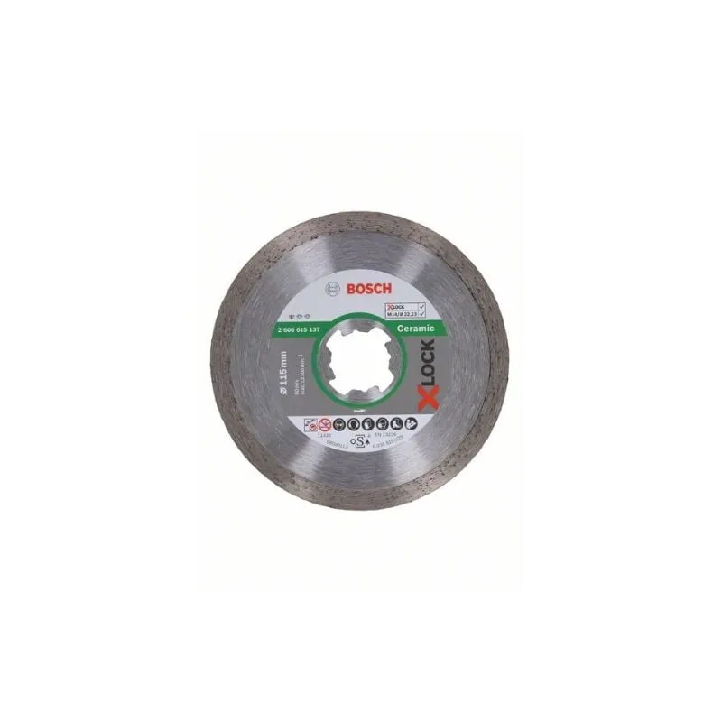  - Professional Standard - Lama de taglio de diamante (per ceramica, x-lock, Ø115 mm, diametro del foro: 22,23 mm)