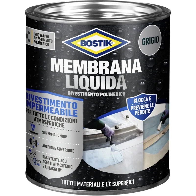 Bostik Membrana Liquida Rivest Polim 1 Kg Terrac