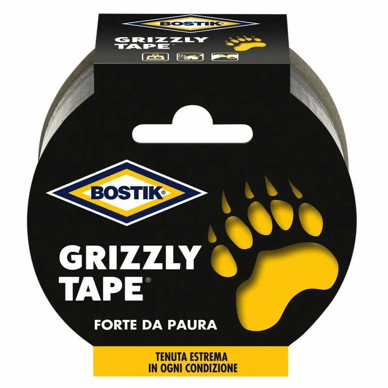  Grizzly Tape Grigio 25mt x 50mm - Nastro Riparazioni