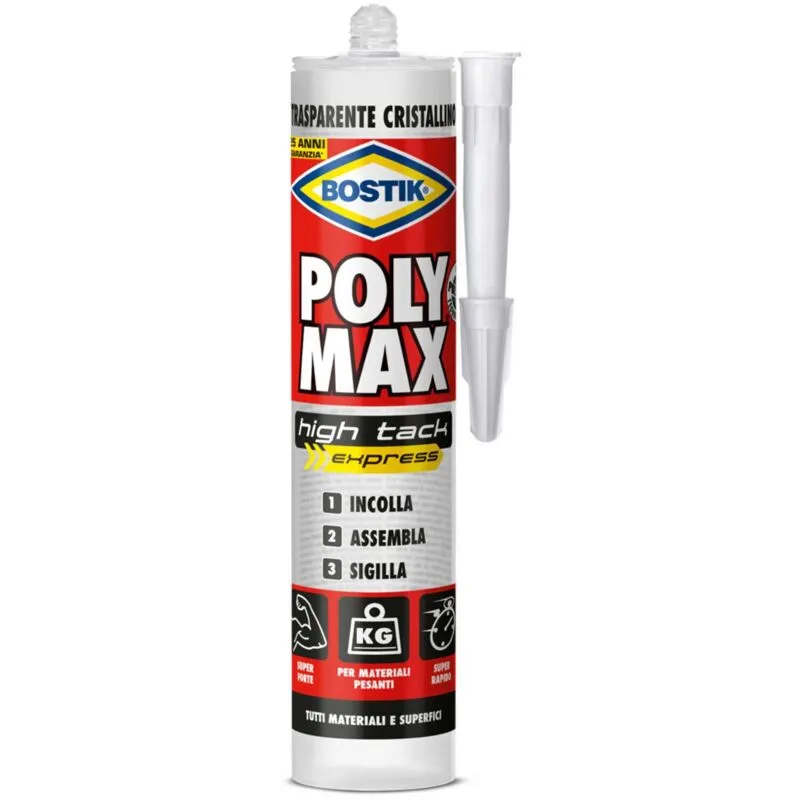 Bostik Polymax High Tack Cartuccia Cristal 300 g