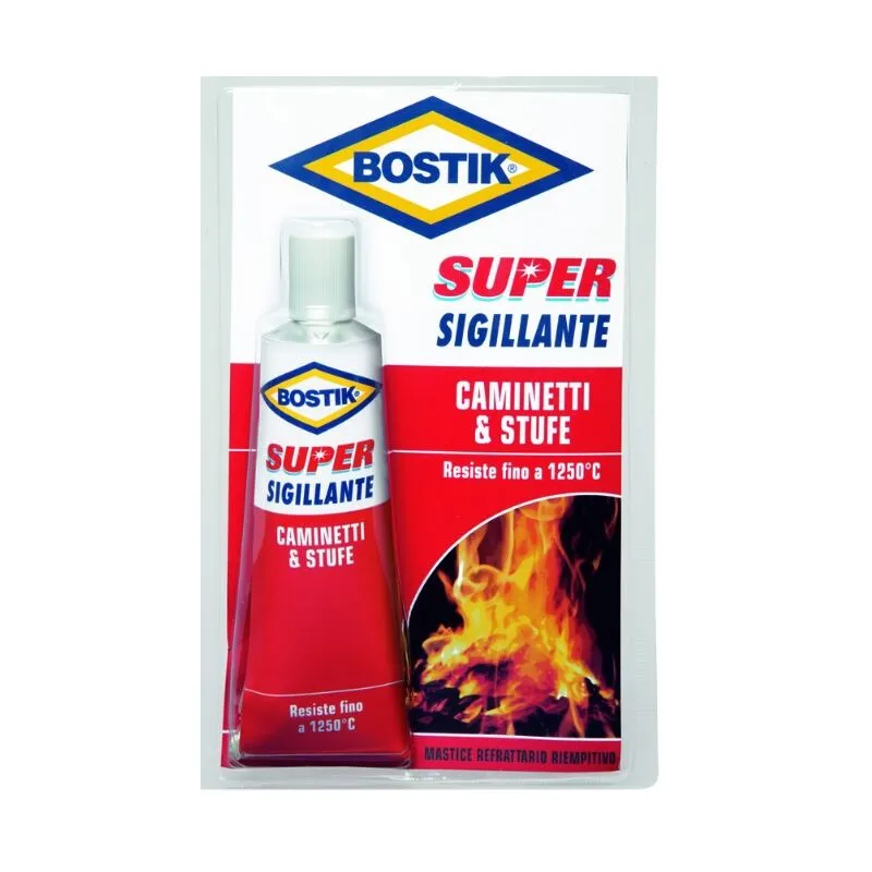  - Super Sigillante Refrettario Caminetti e Stufe Mastice 100 Gr D2003