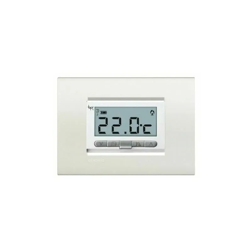 Termostato incasso bianco + Placca Bticino LNA4803BI - TA350 TA/350 - 