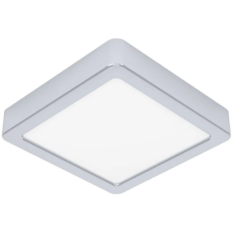 Eglo - Plafoniera Moderna Fueva 5 In Acciaio Cromo Led Integrato 11W 3000K Ip44