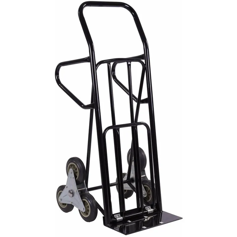 Brixo - Carrello portapacchi saliscendi scale portacasse 6 ruote