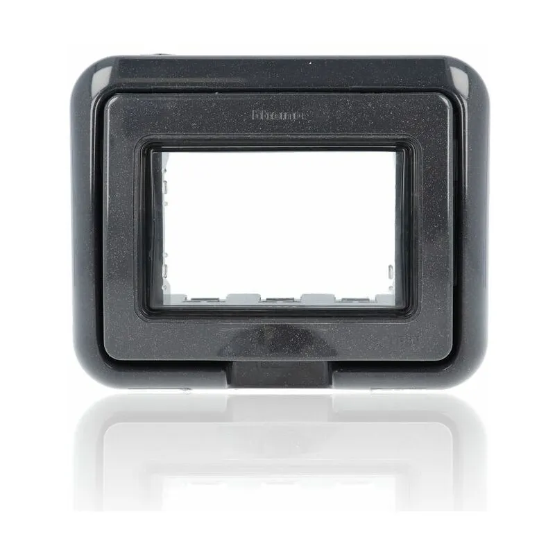 Bticino - 24603L - Coperchio Ip55 Da Incasso, Per Scatola 503E Di 3 Moduli o Luna, Antracite - LivingLight