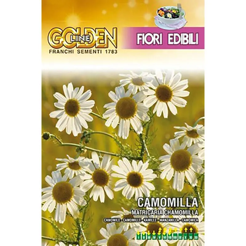 Peragashop - semi camomilla edibile golden line franchi sementi