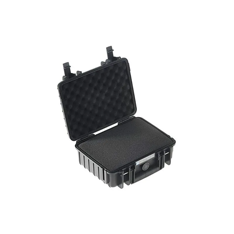 B&w International -  Type 1000 Outdoor - Custodia per telecamera (con schiuma), nero