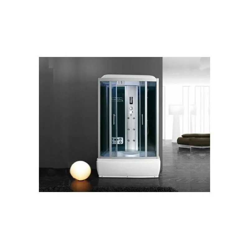 Cabina idromassaggio 6 getti con vasca box doccia 170x85 multifunzione - Bagno Italia