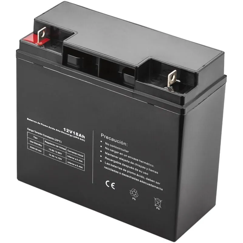 Cablemarkt - Batteria al piombo di ricambio per ups 12 vdc e 18 Ah