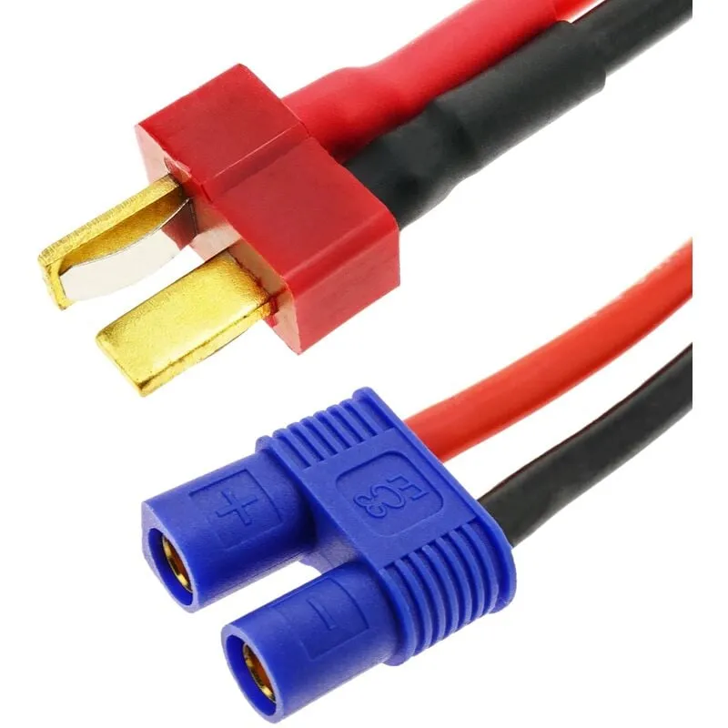 Cablemarkt - Cavo con connettori T-Plug maschio a EC3 femmina per batterie 10 cm