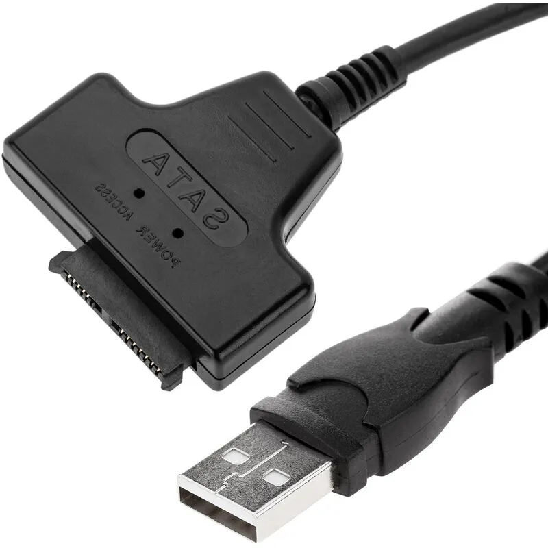 Cablemarkt - Cavo convertitore SlimLine da sata a usb-a 2.0 maschio 50 cm