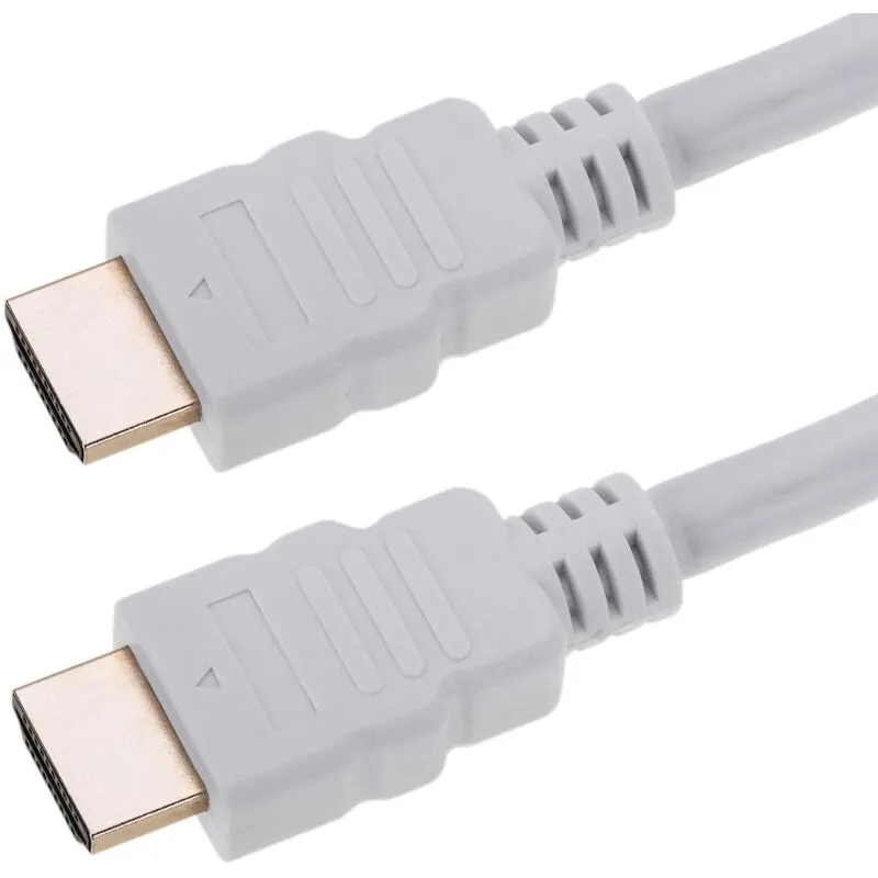 Cablemarkt - Cavo hdmi 2.1 Ultra hd 8K bianco 0.5m maschio a maschio