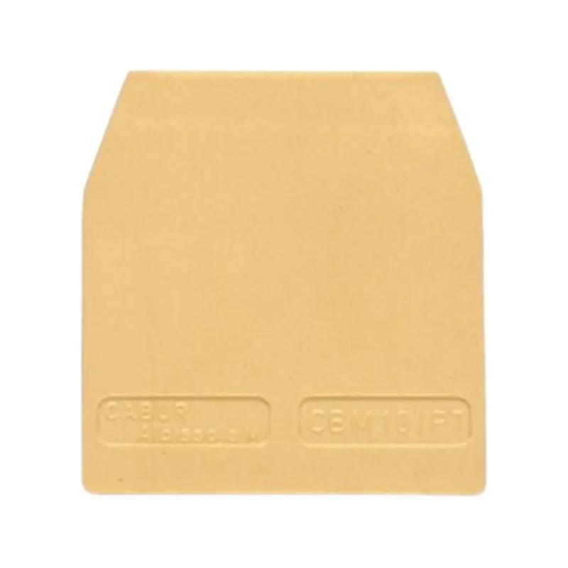 Piastrina terminale Cabur per morsetti Beige CB111