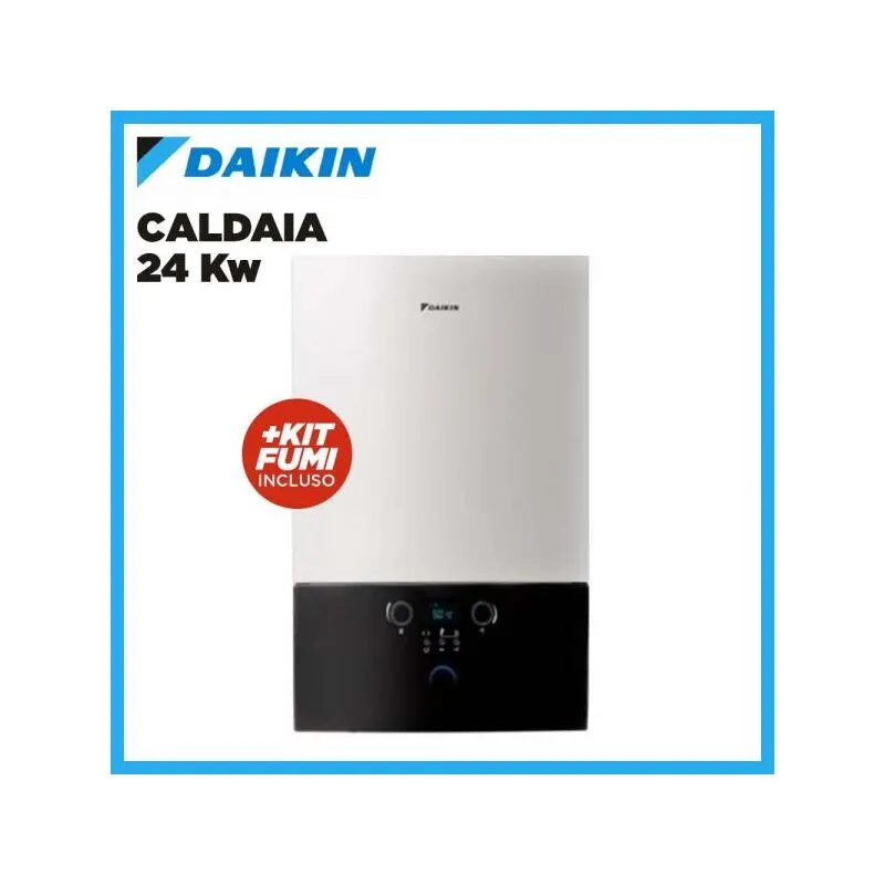  - Caldaia a Condensazione D2cnd024 Da 24 Kw Metano Completa Di Kit Scarico Fumi