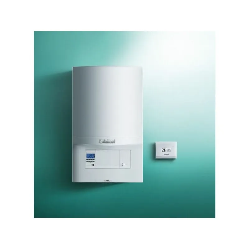 Vaillant - Caldaia a Gas a Condensazione EcoTec Pro vmw 286/5-3+ con Vsmart Wi-Fi 99608668 Metano o Gpl Completo di Kit Scarico Fumi Kit Fumi