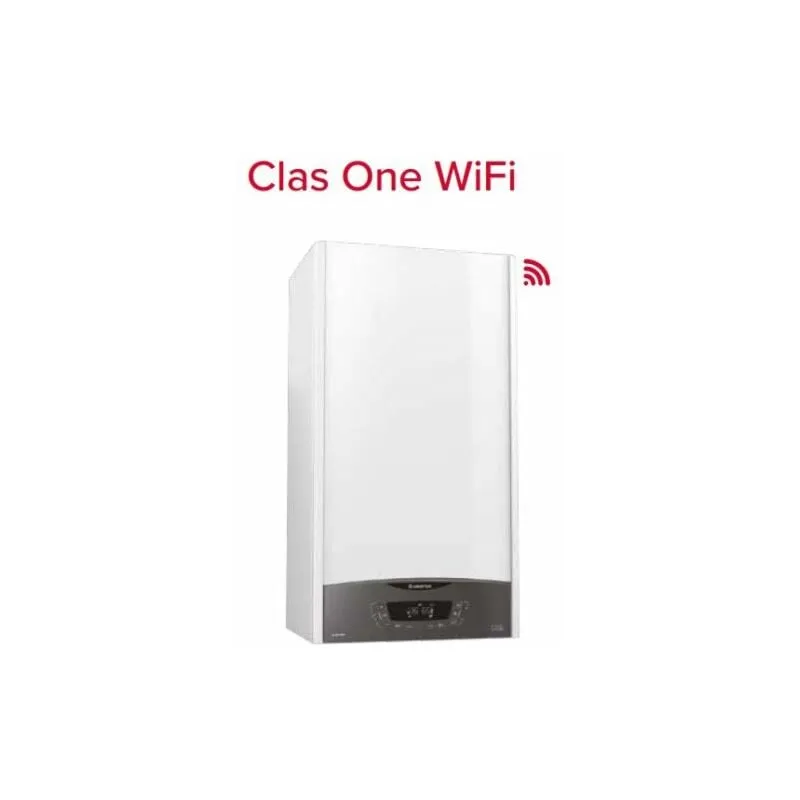 Caldaia Ariston a condensazione CLAS ONE Wi-Fi 30 kW Kit Fumi Omaggio Metano WiFi integrato low NOx ErP Kit Fumi Sdoppiato,Metano