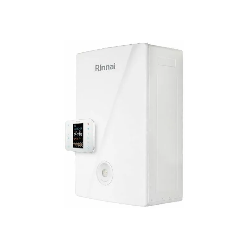 Caldaia Rinnai a Condensazione Momiji 29 kW con Cronotermostato Wi-Fi Intergrato Metano Low NOx REB-KAI2529FF con Kit scarico Fumi Sdoppiato di Serie