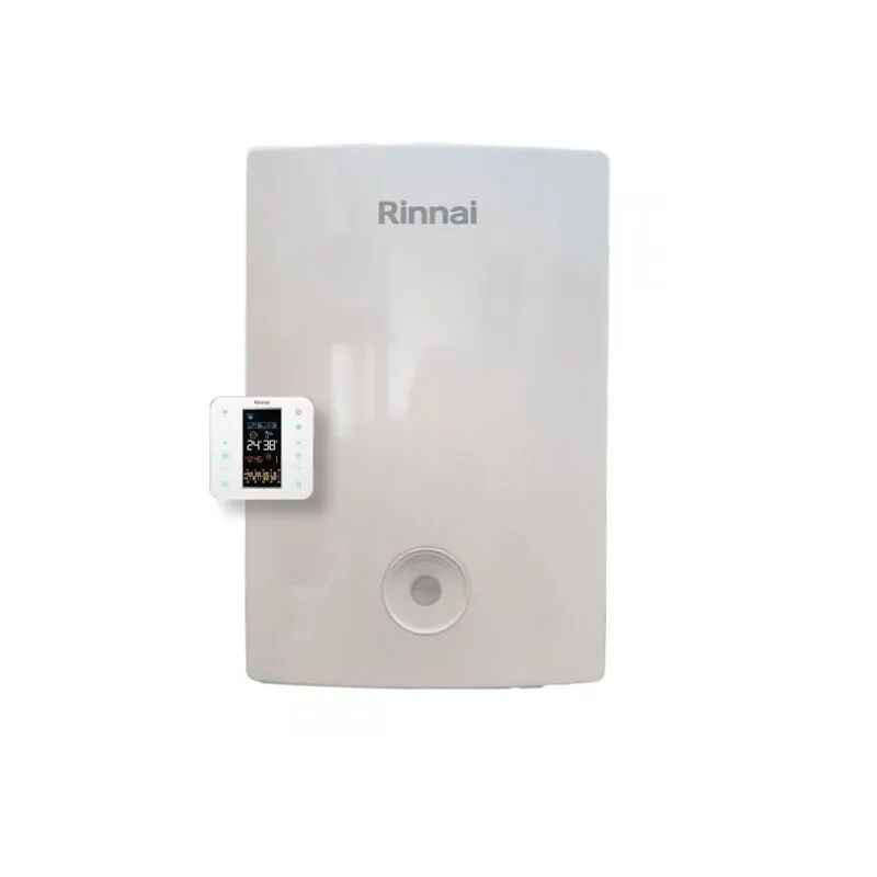 Rinnai - Caldaia a Condensazione Momiji 34 kW con Cronotermostato Wi-Fi Intergrato Metano Low NOx REB-KAI3135FF con Kit Scarico Fumi Sdoppiato di