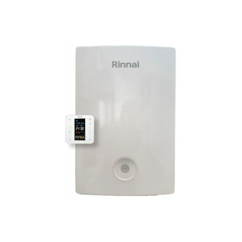 Rinnai - Caldaia a Condensazione Momiji 34 kW con Cronotermostato Wi-Fi Intergrato Metano Low NOx REB-KAI3135FF con Kit Scarico Fumi Sdoppiato di