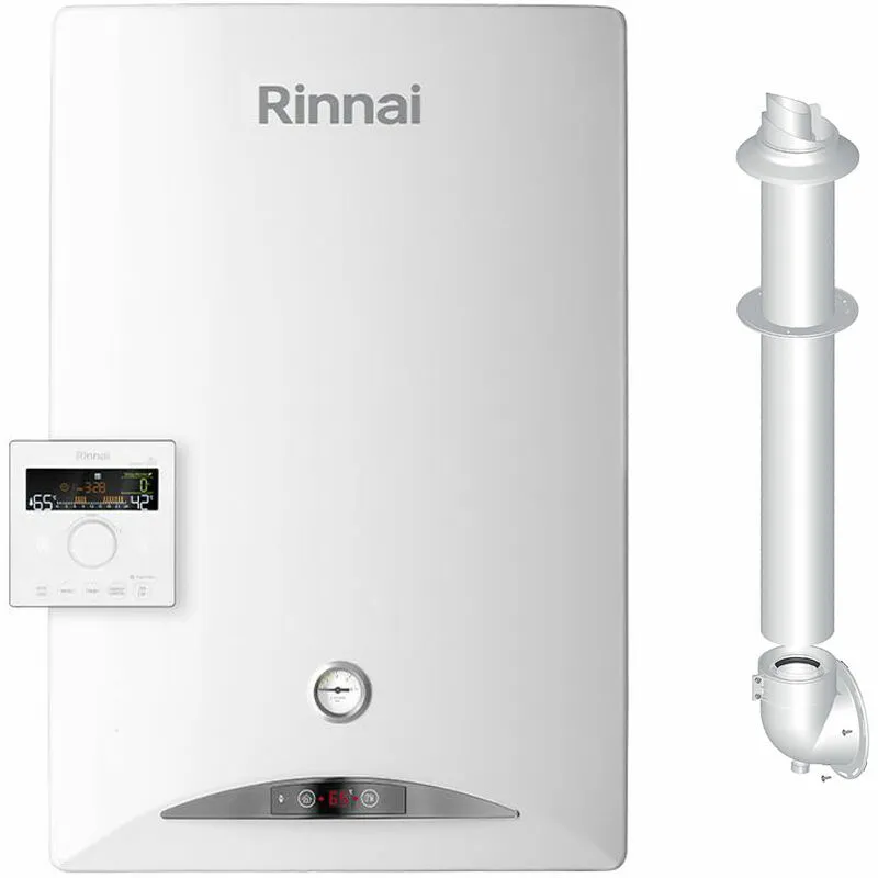 Rinnai - Caldaia Zen 24 a condensazione metano + kit scarico fumi coassiale REB-KBI2424FF-NG