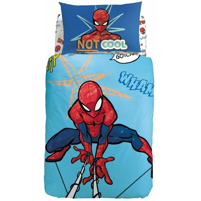 Caleffi Completo copripiumino Spiderman Cool letto singolo - Multicolor