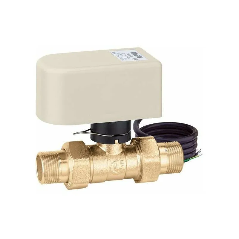 Valvola a sfera a due vie con motore con comando a 3 contatti Caleffi 6442 24V - 1/2'