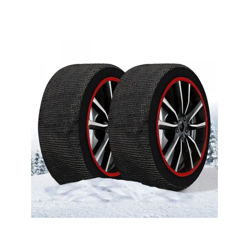 Calze Da Neve per Auto Elettriche suv 4X4 Camper Caravan Veicoli Commerciali Omologate en 16662-1 Misura l