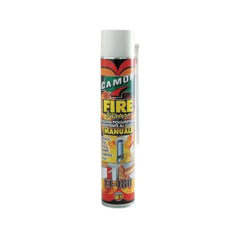 Camon schiuma poliuretanica resistente al fuoco mod. fire foam - 700 ml