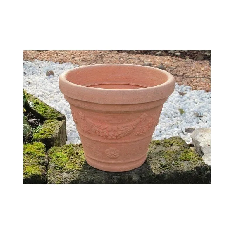 Vaso campana tropea D.35XH29CM color impruneta