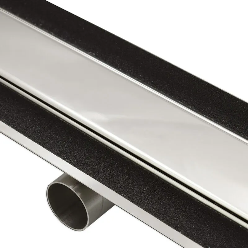 Canaletta in acciaio inox lucido Style Linea Ram L685mm-L735mm