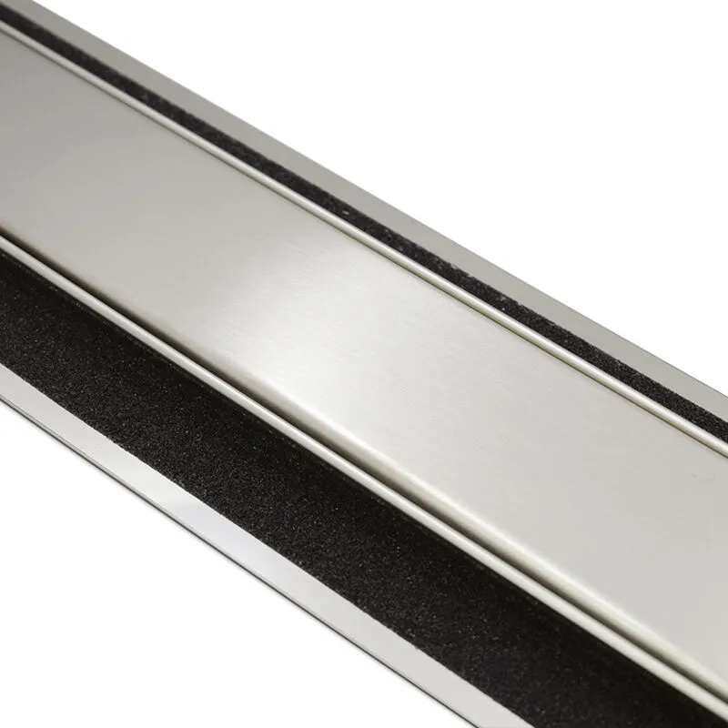 Canalette inox style linea luxury - satinato canaletta luxury ret. l 785 mm inox sat. full inox satinato