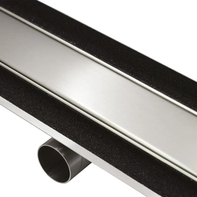 Canalette inox style linea ram - satinato canaletta ram ret. l 885 mm inox sat. full inox satinato