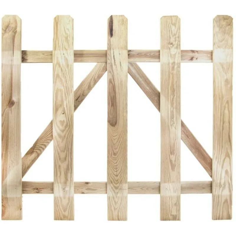 Verdelook - Cancello per recinzione in legno impregnato