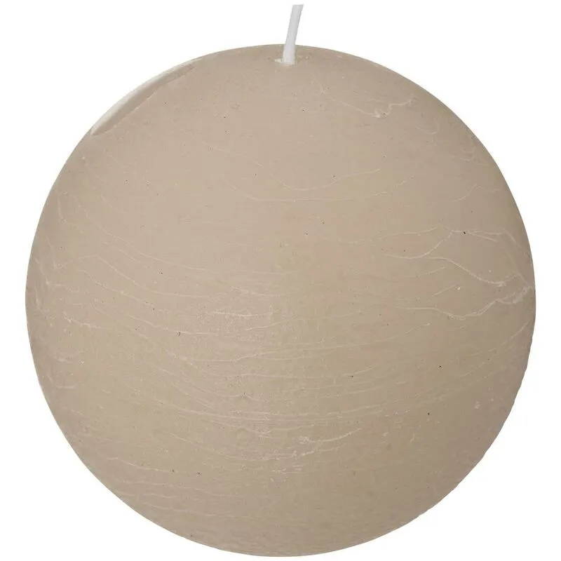 Candela a sfera rustica grigio tortora 445g - Atmosphera créateur d'intérieur