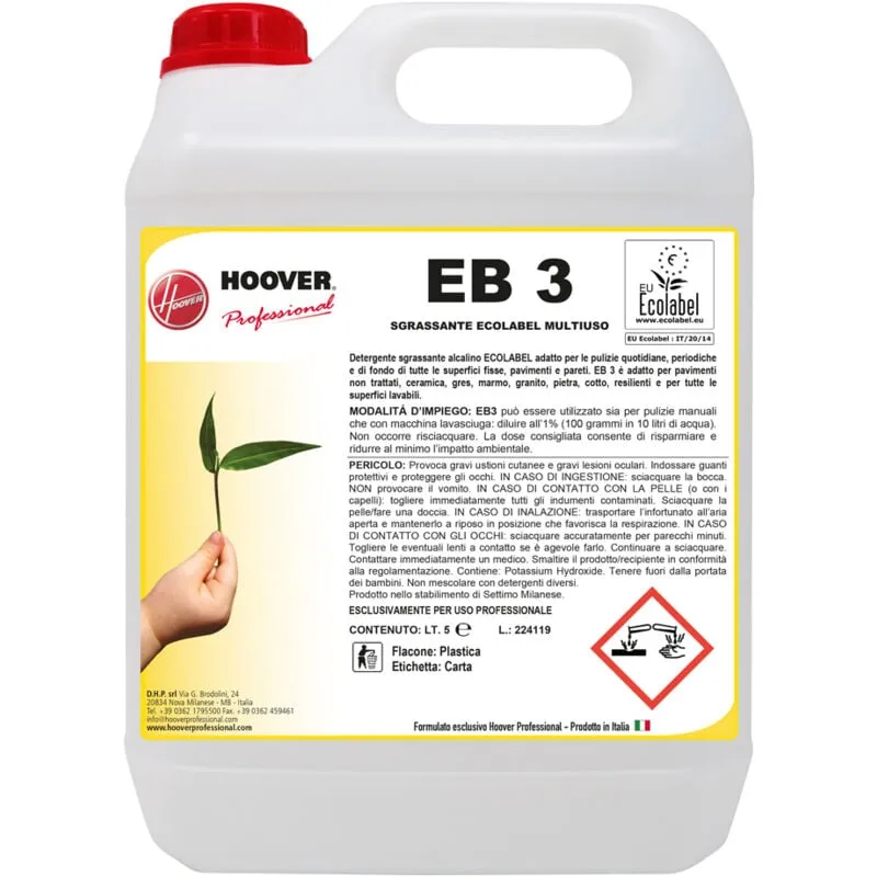 Hoover Professional - EB3 Detergente superconcentrato