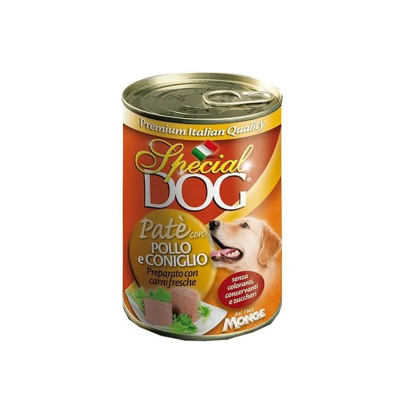 Monge - Cane - Patè Pollo & Coniglio Special Dog Gialla 400 gr x 12pz