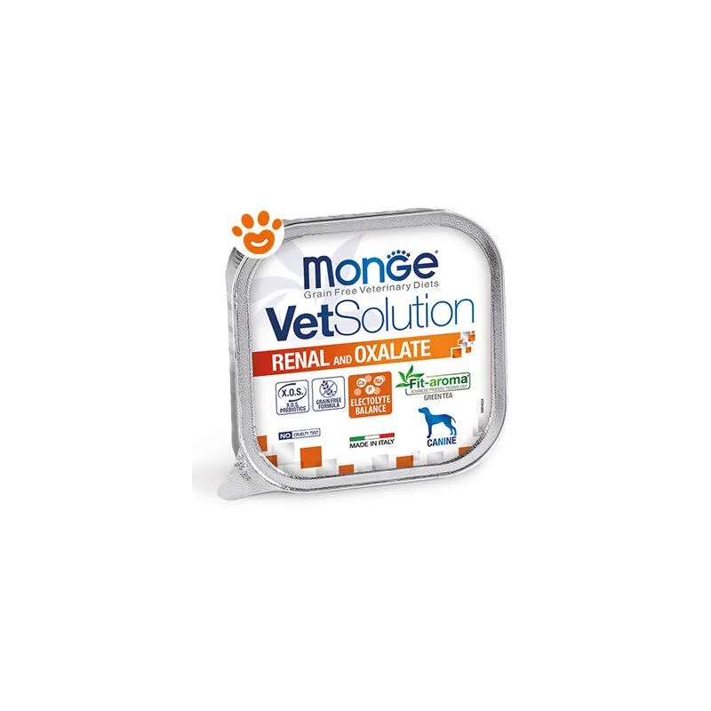 Monge - Dog Vetsolution Renal e Oxalate - Vaschetta Da 150 Gr