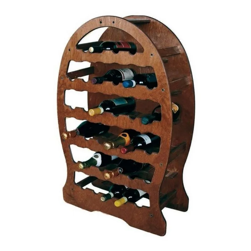 Nextradeitalia - cantinetta botte in legno scuro 33 posti CM.61X26,5X96H