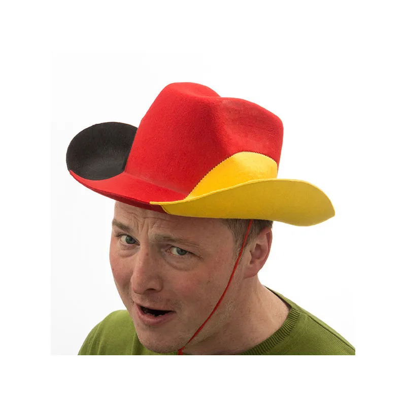 Cliccandoshop - Cappello da Cowboy Bandiera Tedesca