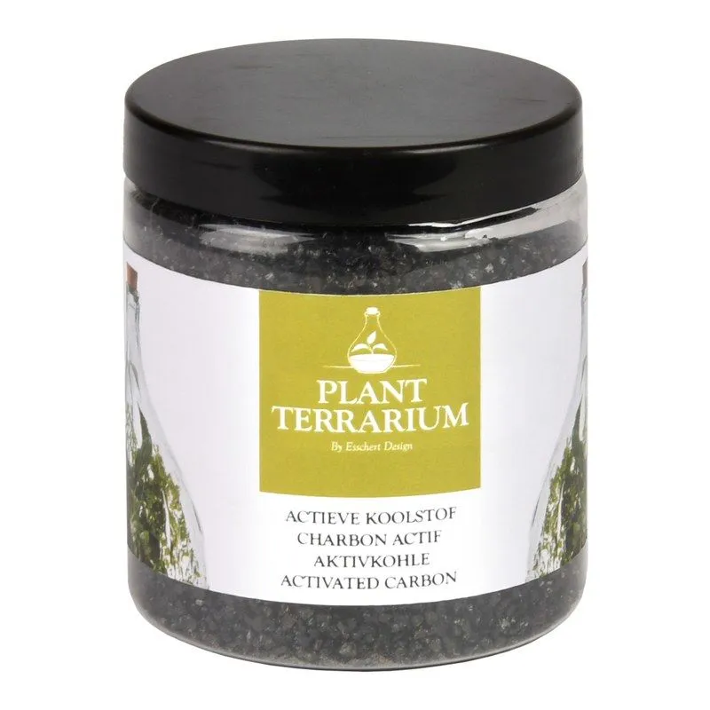 Peragashop - carbone attivo 100 gr per ecosistema terrarium piante vaso serra terrario