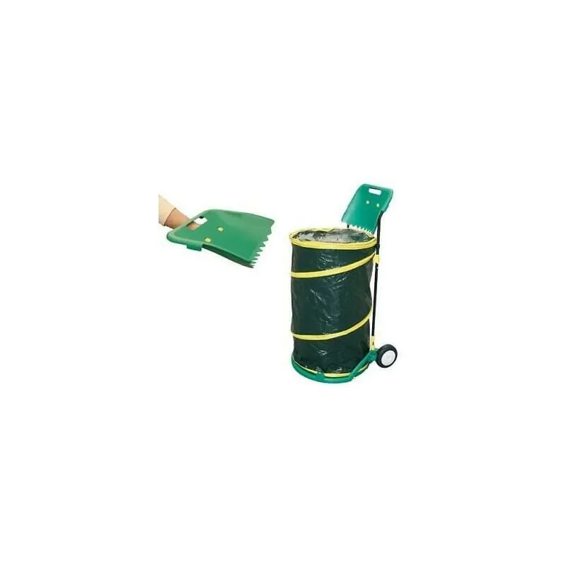 Led Leds - Carrelli carrello green box per raccolta rifiuti foglie giardino lt157