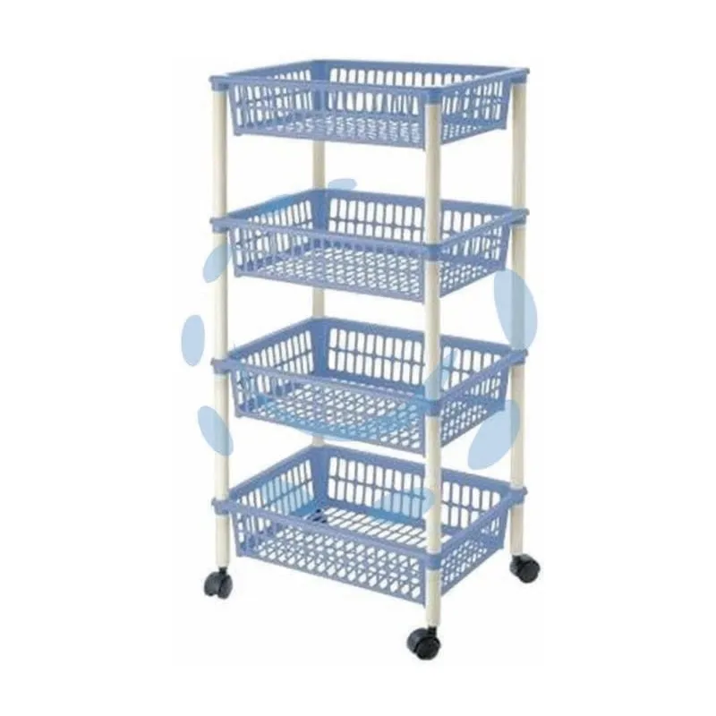 Carrello Mito 4 Piani Con Ruote Cm.40X29X85H. - cm.40x29x85h.