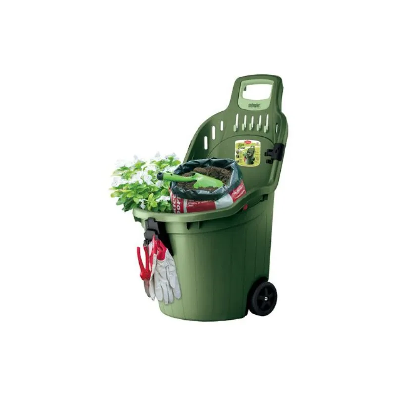 Carriola multiuso helpy cart verde lt 50 cm 60x53 h.cm 88 