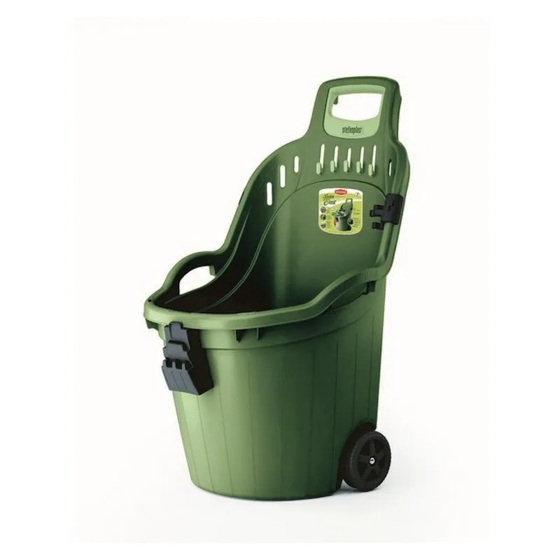 Carriola multiuso helpy cart cm. 59,5X53X88,5 h col. verde bruno