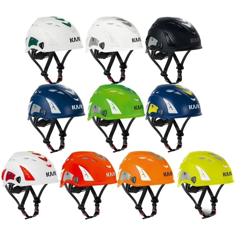 Casco da lavoro Kask Superplasma aq hi viz - 105 cm - Bianco/Rosso - Bianco/Rosso